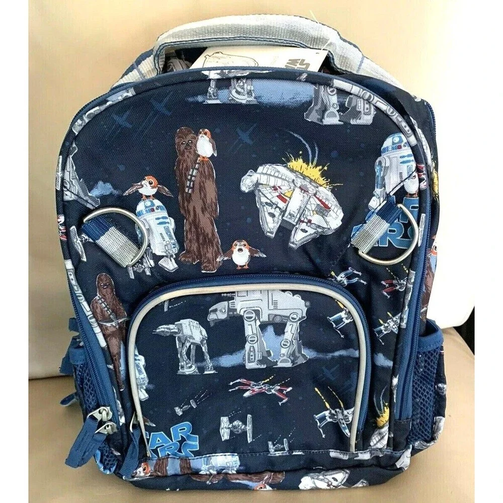 Pottery Barn school disney STAR WARS travel BACKPACK Solo Space+LUNCH+WATER  .